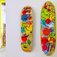 Art Skateboard by Judas Arrieta "UGLY BUT HONEST"  - Thumbnail 7
