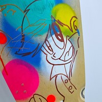 Art Skateboard by Judas Arrrieta "Big Uproar"  - Thumbnail 1
