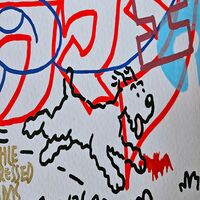 Square Handfinished Print  by Judas Arrieta "Popcorn Classics"  - Thumbnail 2