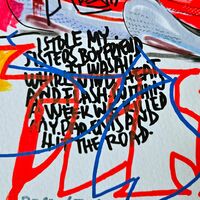 Square Handfinished Print  by Judas Arrieta "Popcorn Classics"  - Thumbnail 3