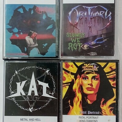 Sepultura, obituary, kat, king diamond tapes  - Thumbnail 1
