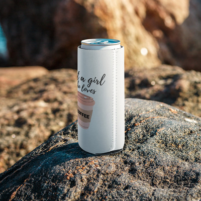 Can cooler // for the girl who loves coffee and good vibes. keep your drinks cool while showing off your love forc offee