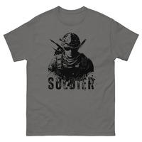 Unisex classic tee\\ Brave Spirit Soldier Tee. A bold design that embodies courage, resilience, and unwavering spirit - Thumbnail 10
