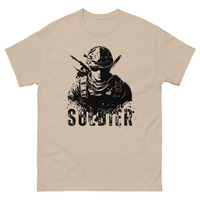 Unisex classic tee\\ Brave Spirit Soldier Tee. A bold design that embodies courage, resilience, and unwavering spirit - Thumbnail 28