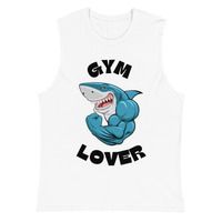 Muscle Shirt\\Unleash your inner beast with the Shark Mode Gym Tee. Perfect for gym lovers who are always ready to crush their goals with power  - Thumbnail 6