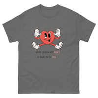 Unisex classic tee\\Love always finds the way. The Hearts Path Tee, a sweet and meaningful design for those who follow their heart  - Thumbnail 23