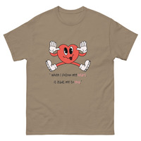 Unisex classic tee\\Love always finds the way. The Hearts Path Tee, a sweet and meaningful design for those who follow their heart  - Thumbnail 29