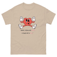 Unisex classic tee\\Love always finds the way. The Hearts Path Tee, a sweet and meaningful design for those who follow their heart  - Thumbnail 35