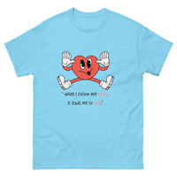 Unisex classic tee\\Love always finds the way. The Hearts Path Tee, a sweet and meaningful design for those who follow their heart  - Thumbnail 37