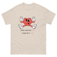 Unisex classic tee\\Love always finds the way. The Hearts Path Tee, a sweet and meaningful design for those who follow their heart  - Thumbnail 39