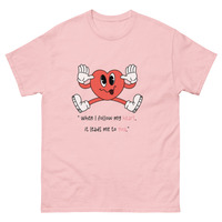 Unisex classic tee\\Love always finds the way. The Hearts Path Tee, a sweet and meaningful design for those who follow their heart  - Thumbnail 41