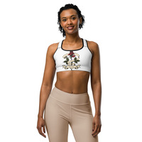 Sports bra\\Crafted for comfort and support, the Floral Bliss Sports Bra brings strength, style, and a touch of nature to your workout - Thumbnail 1