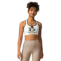 Sports bra\\Crafted for comfort and support, the Floral Bliss Sports Bra brings strength, style, and a touch of nature to your workout - Thumbnail 2