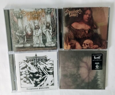 CEMETERY LIGHTS, GOATPENIS, PALE SPEKTRE Cds