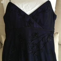 Sexy Mermaid Navy Blue Prom Dresses With Straps  - Thumbnail 1