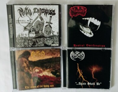 SECOND HELL- SKULLCRUSHER, HADES  Cds