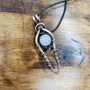 Elegant Copper and Quartz Pendant-2