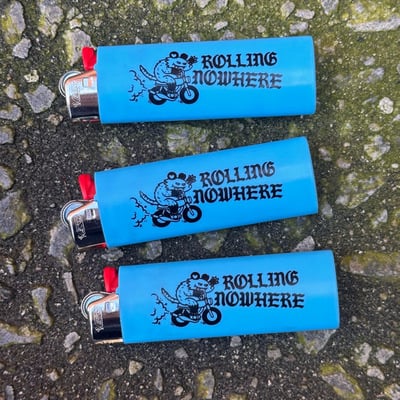 Rolling nowhere bic lighter