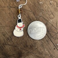 Snowman Earrings  - Thumbnail 1