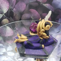 Purple and Black Unicorn Dice Guardian - Thumbnail 1