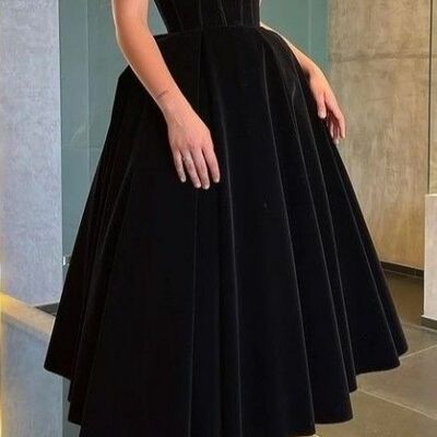 Elegant black ball gown prom dress formal evening dresses