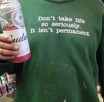 Free Shipping-"DON'T TAKE LIFE SO SERIOUSLY" TEE