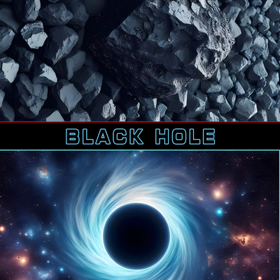 Black coal, black hole