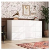 Modern 9-Drawer Dresser – Sleek & Spacious Storage for Any Room - Thumbnail 4