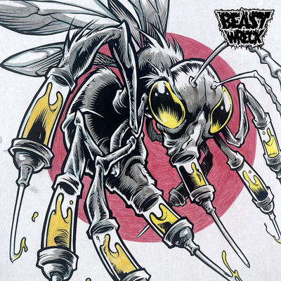POISON WASP color artwork