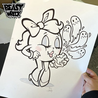 LADY PAC-MAN ink artwork - Thumbnail 2