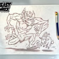 CHUPACABRA pencil art - Thumbnail 1