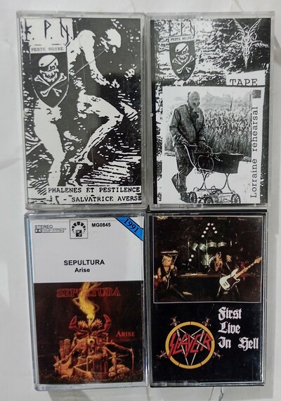 PESTE NOIRE , SEPULTURA, SLAYER  Tapes 