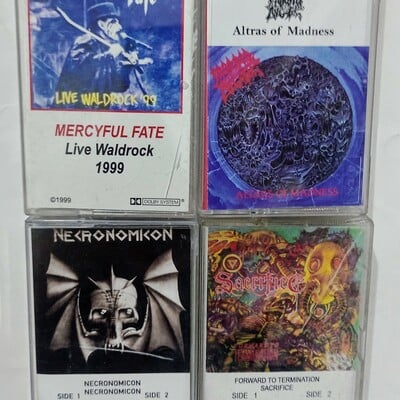 Mercyful fate, morbid angel, necronomicon, sacrifice tapes  - Thumbnail 1