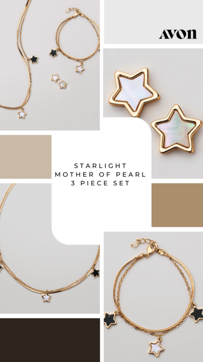 Starlight Mother of Pearl 3 Piece Set - FINAL SALE