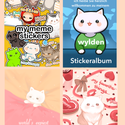 A6 sticker books