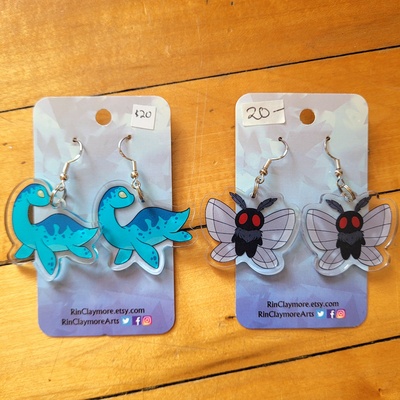 Cutie Cryptid 1.5" Earrings