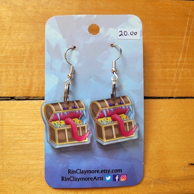 Ttrpg 1" earrings