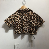 Alessandro Dell'Acqua leopard cropped JKT  - Thumbnail 1