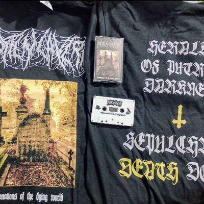 Rotten cavern " emanations of the dying world" tape+ tshirt  - Thumbnail 1
