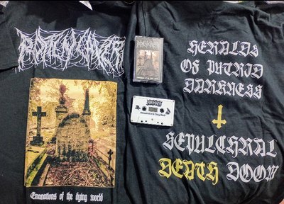 ROTTEN CAVERN " Emanations of The Dying World" Tape+ Tshirt 
