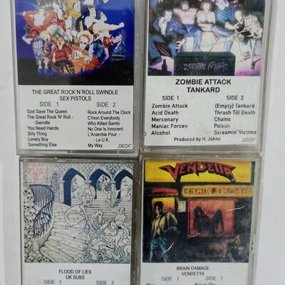 Sex pistols , tankard, uk subs, vendetta tapes  - Thumbnail 2