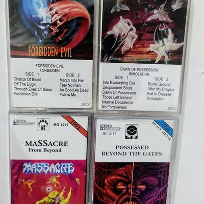 Forbidden, immolation , massacre, possessed tapes  - Thumbnail 2