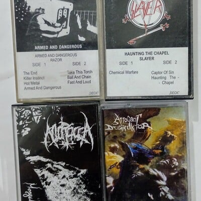 Razor , slayer, andracca, arrogant destruktor tapes  - Thumbnail 2