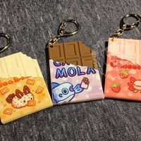 Rubber Chocolate Keychains - Thumbnail 1