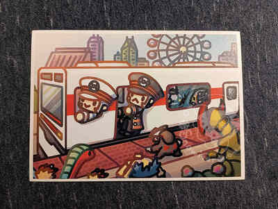 Submas Subway Train Mini Print