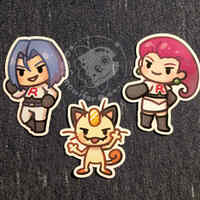 Team Rocket Stickers - Thumbnail 1