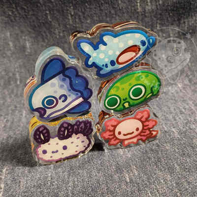 Thick aquatic friends standees