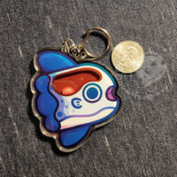 Mola Head Empty Shaker Keychain - Thumbnail 3