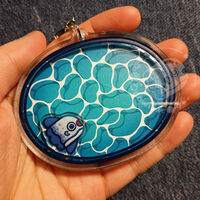 Mola Ocean Surface Shaker Keychain - Thumbnail 1