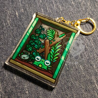 Frog Terrarium Shaker Keychain - Thumbnail 3